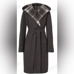 Burberry Rydechk charcoal/grey 100%wool wolle Lana